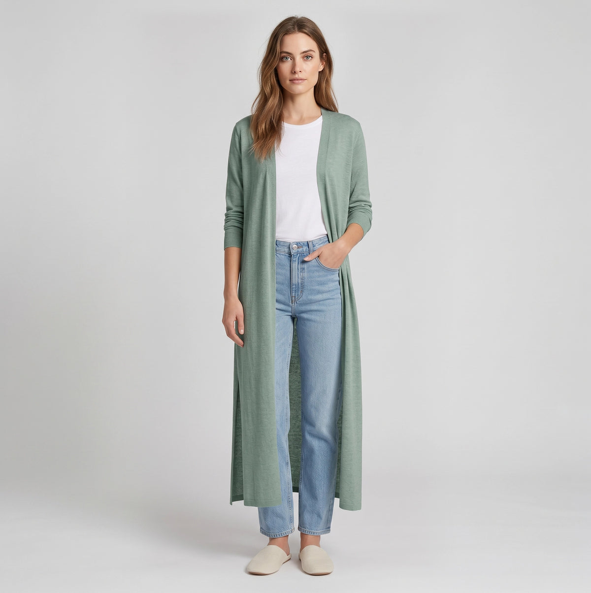 Matilda | Lange luchtige cardigan
