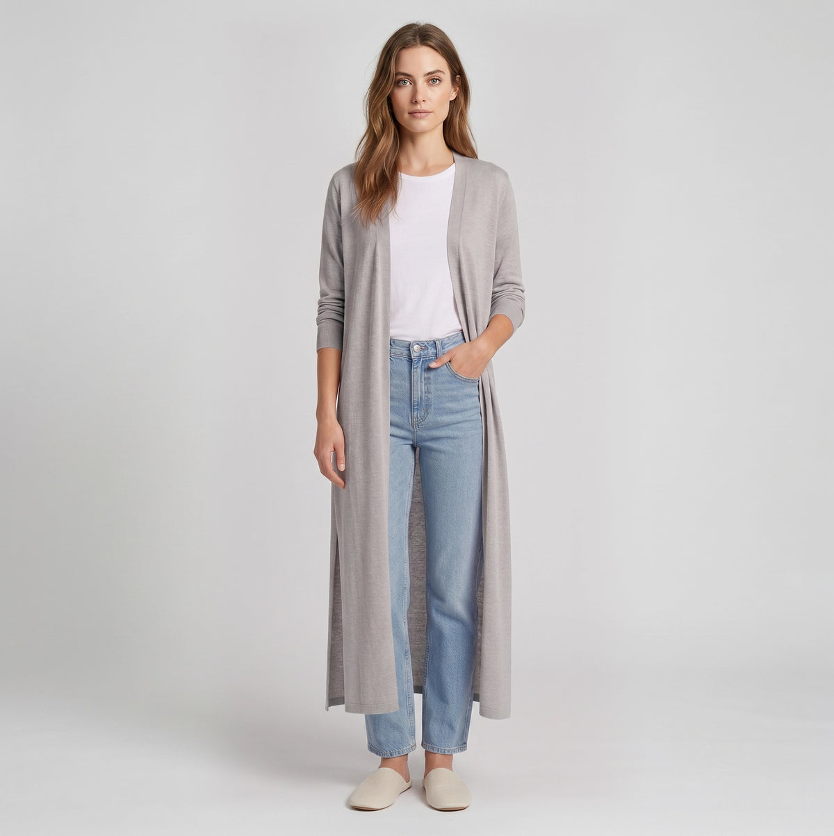 Matilda | Lange luchtige cardigan
