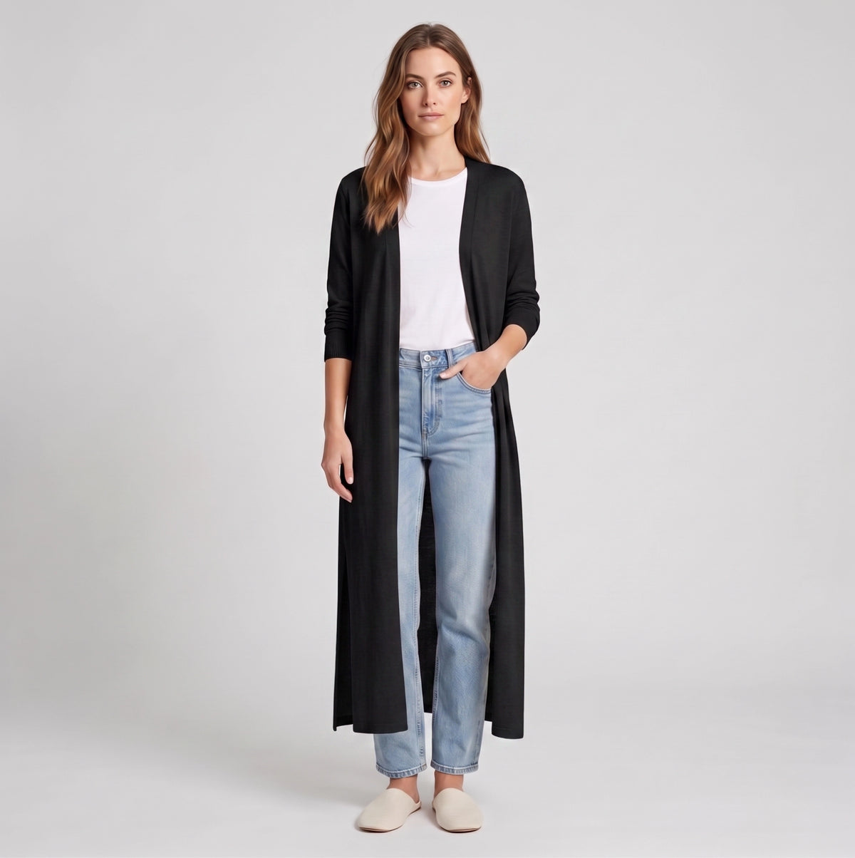Matilda | Lange luchtige cardigan