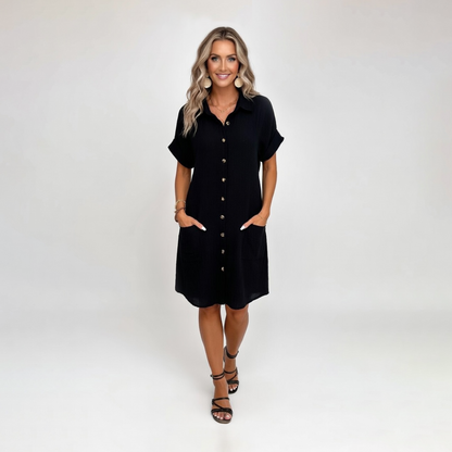 Miranda™ | Comfortabele Jurk Met Zakken