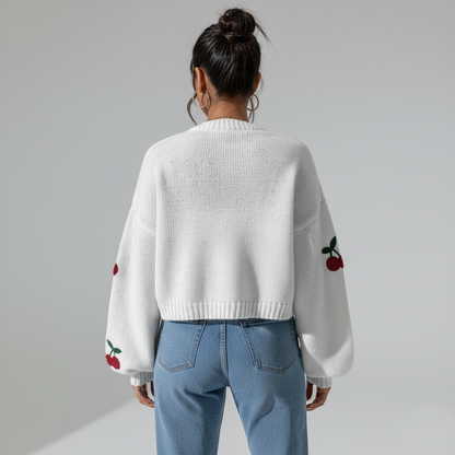Oriana | Cherry Cardigan