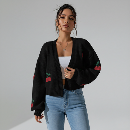 Oriana | Cherry Cardigan