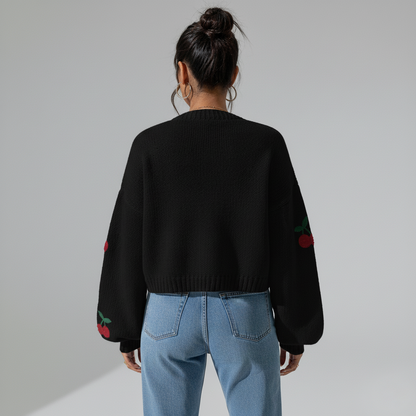 Oriana | Cherry Cardigan