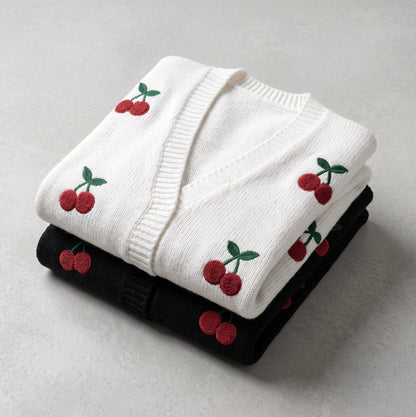 Oriana | Cherry Cardigan