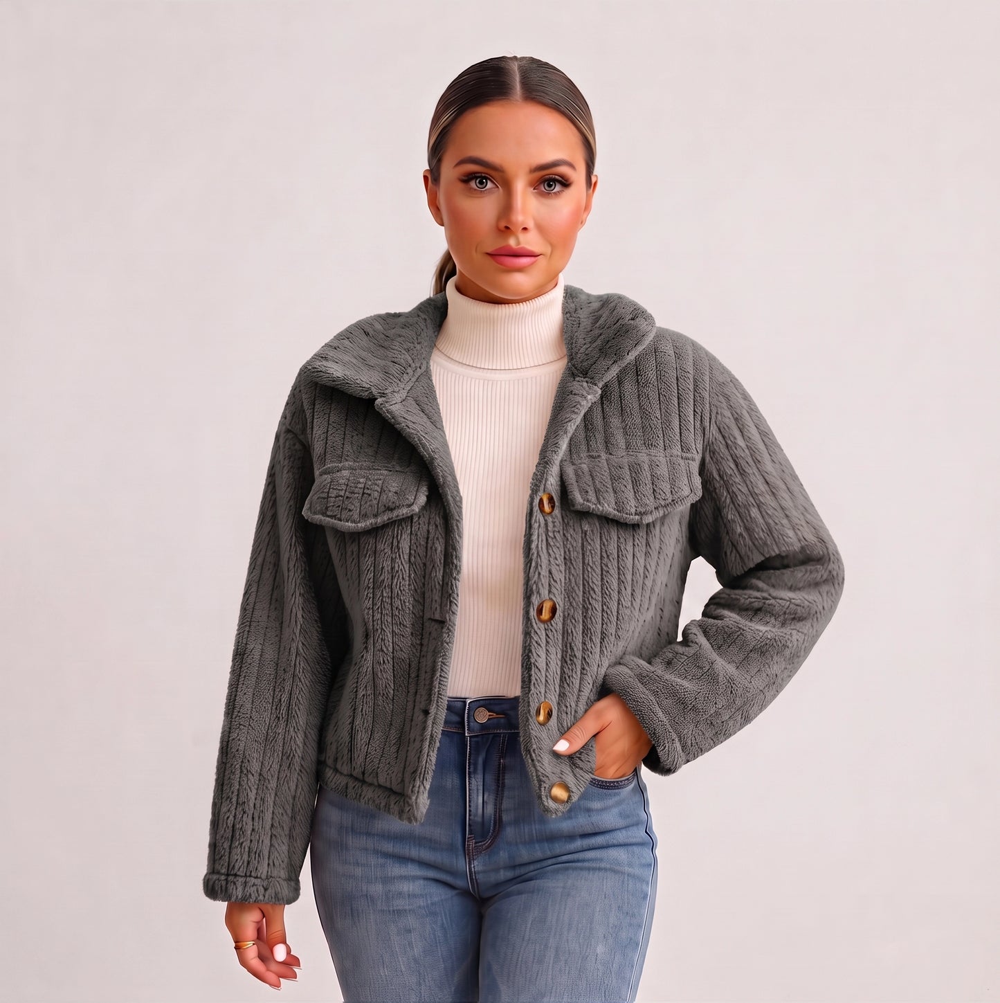 Rosemary | Luxe warme herfst jacket