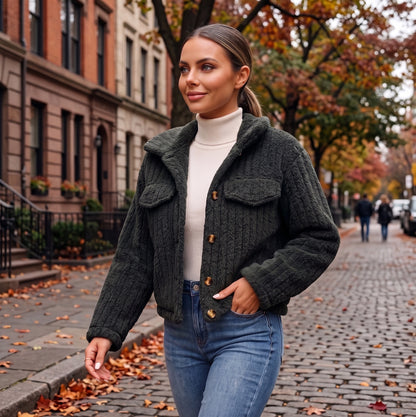 Rosemary | Luxe warme herfst jacket