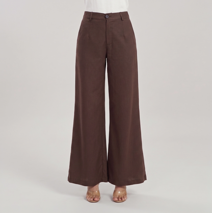 Tiana | Klassiek wijde dames pantalon hoge taille