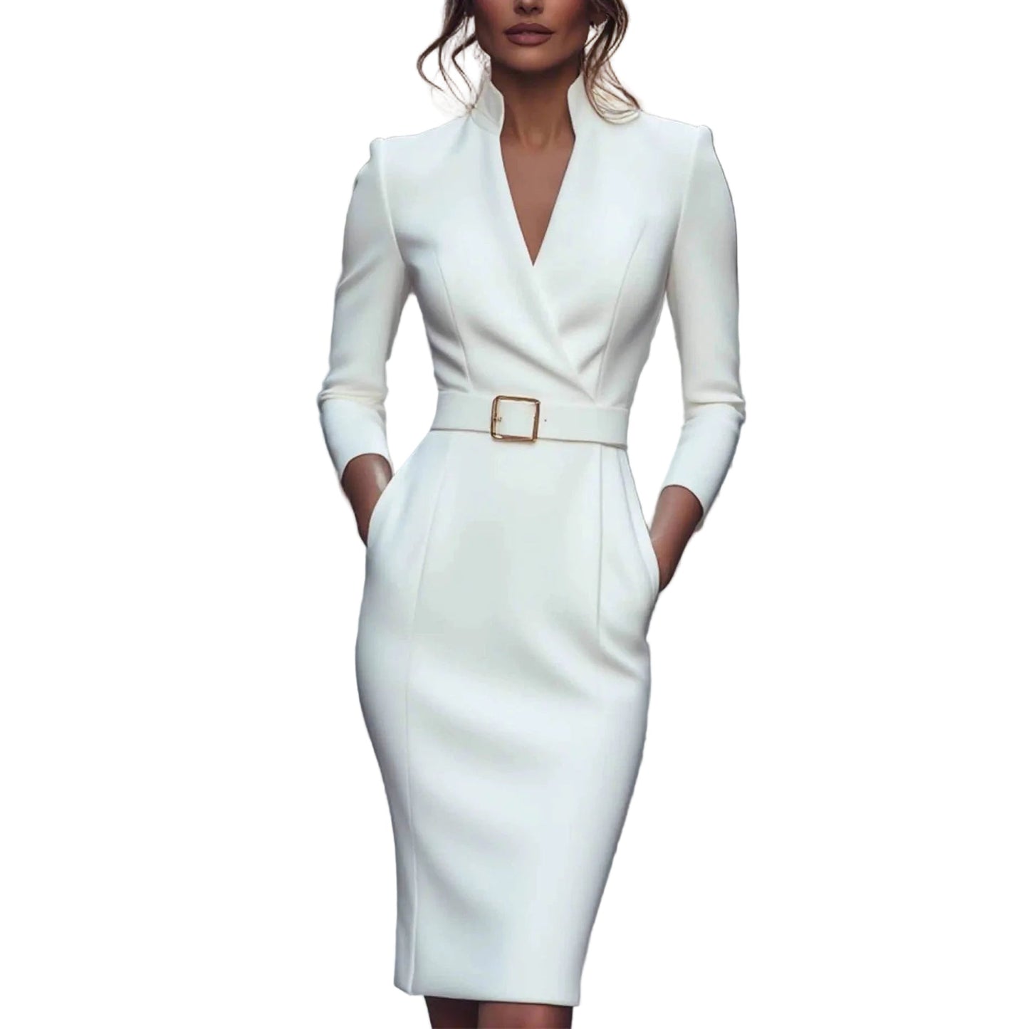 Suze | ceintuur elegante jurk