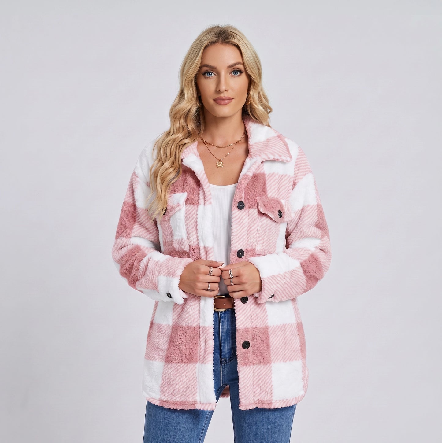Lori | Warme herfst dames Jacket met knopen