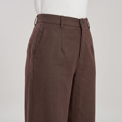 Tiana | Klassiek wijde dames pantalon hoge taille